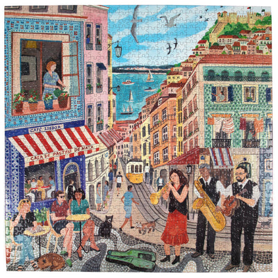 Eeboo Puzzle 1000 piezas - Lisboa