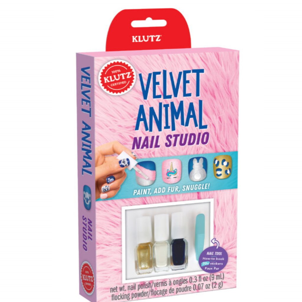 Klutz Kit Estudio de Uñas: Velvet Animal