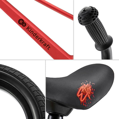 Kindercraft Bicicleta  de equilibrio ETER - Rojo