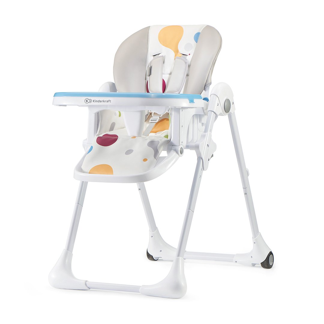 Kinderkraft Silla de Comer Plegable YUMMY - Multicolor