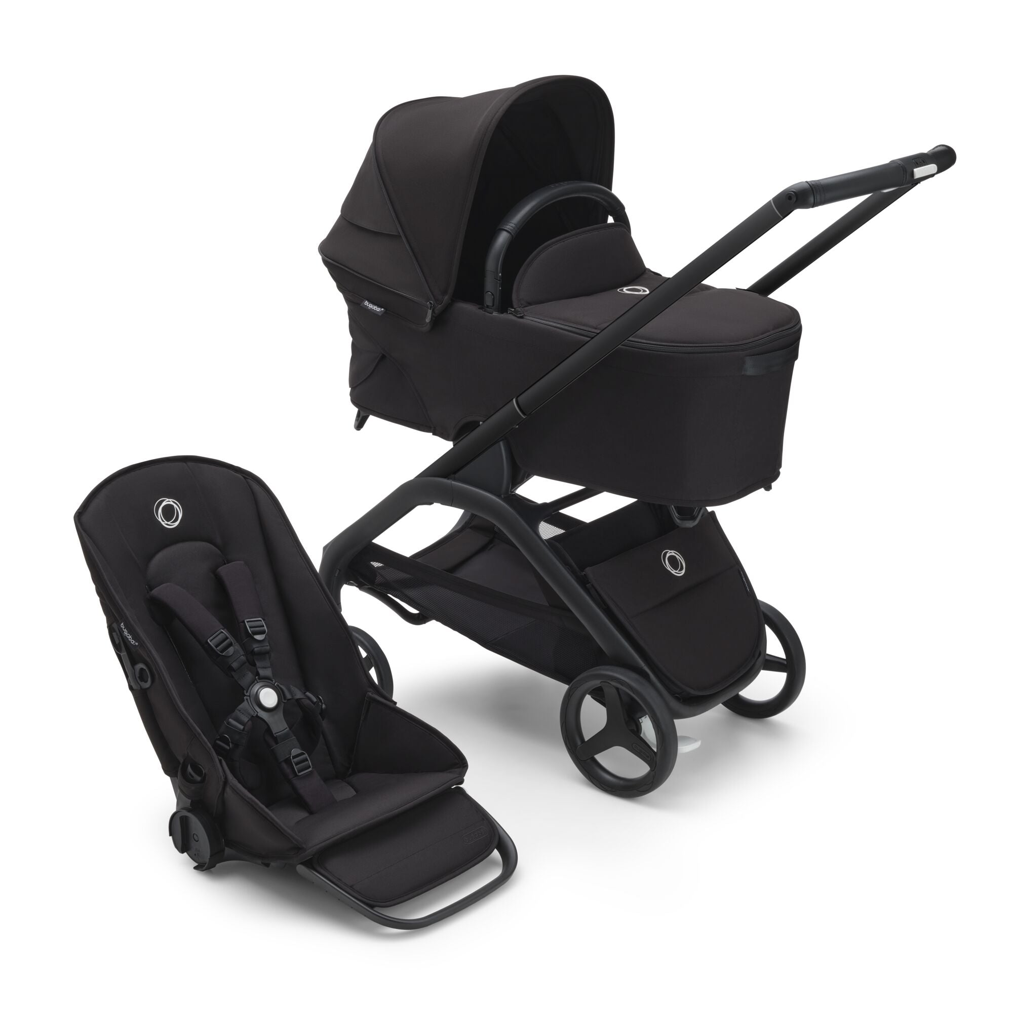 Bugaboo Dragonfly con Moises - Negro