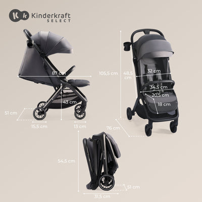 Kinderkraft Coche Compacto NUBI 2 - Verde