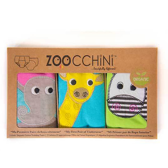 Zoocchini Pack 3 Calzones Entrenamiento - Safari