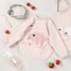 Done by Deer Babero con mangas - Tiny Farm Rosa