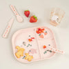 Done by Deer Plato compartimiento - Tiny Farm rosa