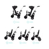 Kinderkraft Triciclo 5 en 1 Easytwist - Negro