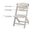 Kinderkraft Silla de comer Evolutiva ENOCK - Beige