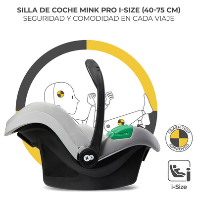 Kinderkraft Travel System Yoxi - Grey