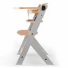 Kinderkraft Silla de comer Evolutiva Enock - Wooden/Grey