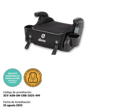 Diono Alzador Connect3® RXT Backless Booster - Black Storm