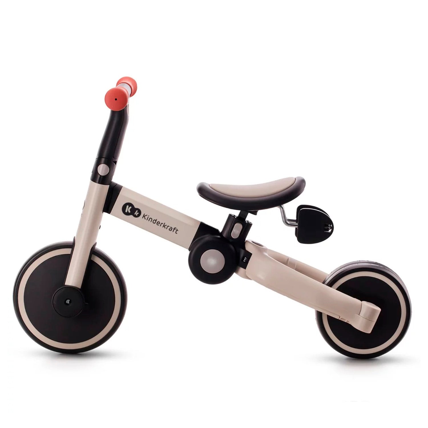 Kinderkraft Triciclo 5 en 1 Easytwist - Negro - Blanca y Augusto