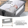 Kinderkraft Cuna Colecho NESTE GROW - Gris madera