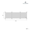 Alondra Protector Cuna 70x140 cm - Blanco