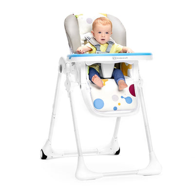 Kinderkraft Silla de Comer Plegable YUMMY - Multicolor