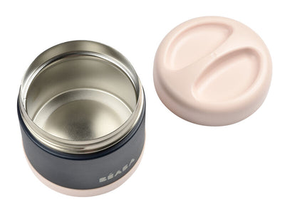 Termo de acero inoxidable Beaba 500 ml, perfecto para llevar a clases o salidas.