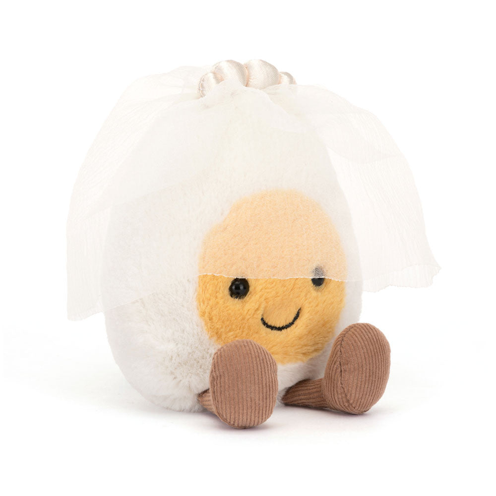 Huevo duro novia peluche amuseable jellycat disponible en blanca y augusto