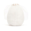 Huevo duro novia peluche amuseable jellycat disponible en blanca y augusto vista trasera