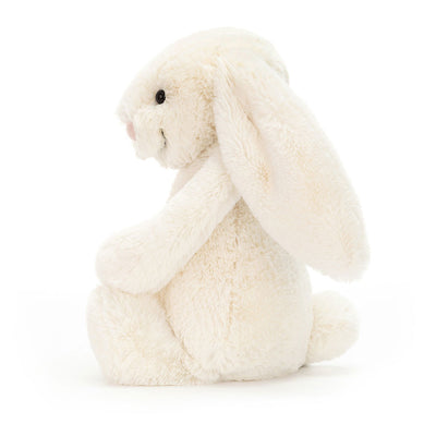Peluche conejo Jellycat blanco talla M vista lateral
