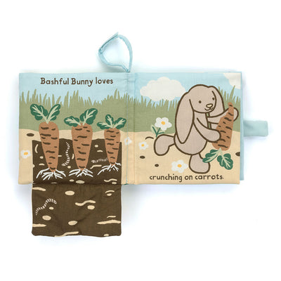 Jellycat Libro de tela Bashful Bunny Loves You