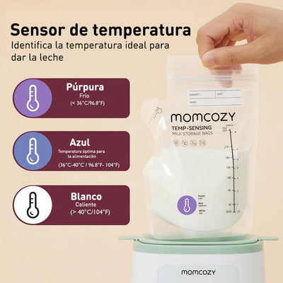 Momcozy Bolsa para almacenar leche materna con Boquilla ( 60 uds)