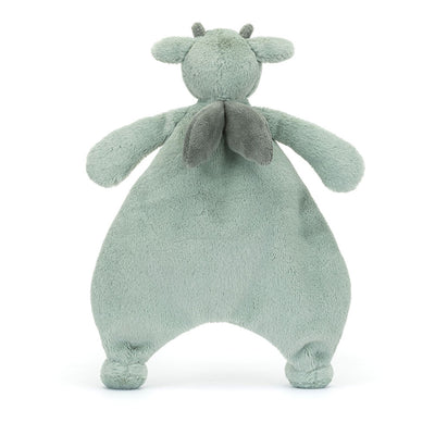 tuto dragon como una manta para dormir o hacer tuto de Jellycat con alitas traseras en Blanca y Augusto
