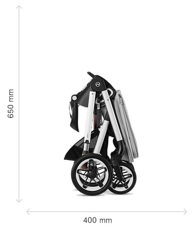 Cybex Coche de Paseo TALOS S LUX - SLV Lava Grey