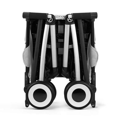 Cybex Travel System Coche LIBELLE SLV Fog Grey con Silla Nido Aton B2