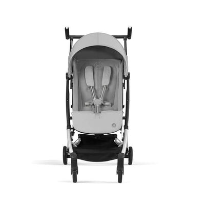 Cybex Travel System Coche LIBELLE SLV Fog Grey con Silla Nido Aton B2