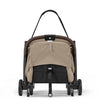 Cybex Travel System Coche ORFEO Almond Beige con Silla Nido Aton S2