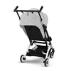 Cybex Travel System Coche LIBELLE SLV Fog Grey con Silla Nido Aton B2