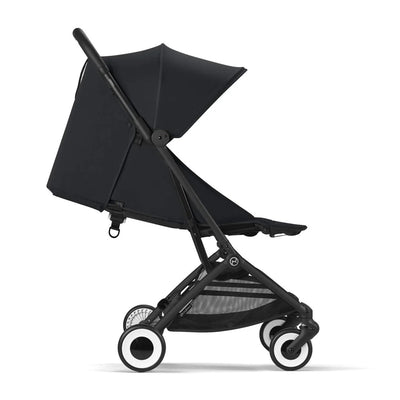 Cybex Travel System Coche ORFEO Magic Black con Silla Nido Aton G