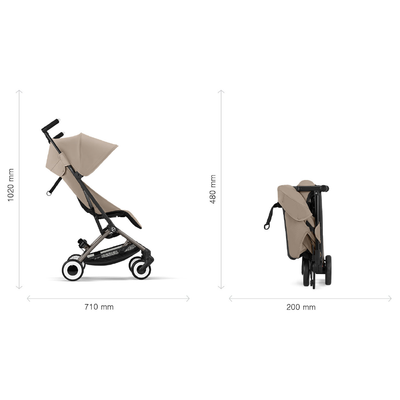 Cybex Coche Compacto LIBELLE - BLK Beach Blue