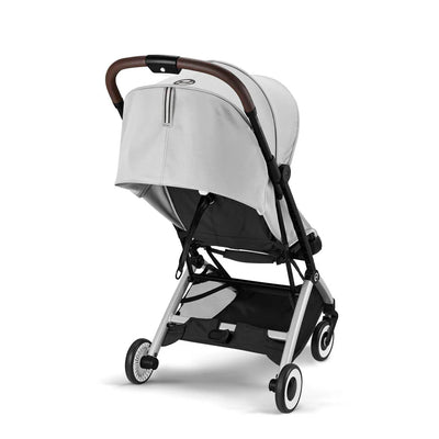 Cybex Travel System Coche ORFEO Fog Grey con Silla Nido Aton S2