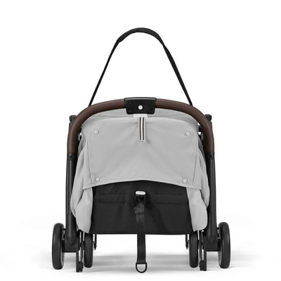 Cybex Travel System Coche ORFEO Fog Grey con Silla Nido Aton S2