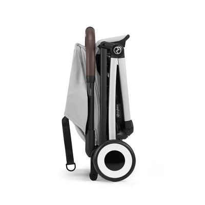 Cybex Travel System Coche ORFEO Fog Grey con Silla Nido Aton S2