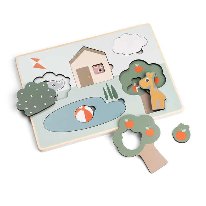 Done by Deer Puzzle de Madera en capas - Deer Friends