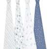 Aden and Anais Mantas 4 Pk Swaddle Clásica - Time to dream