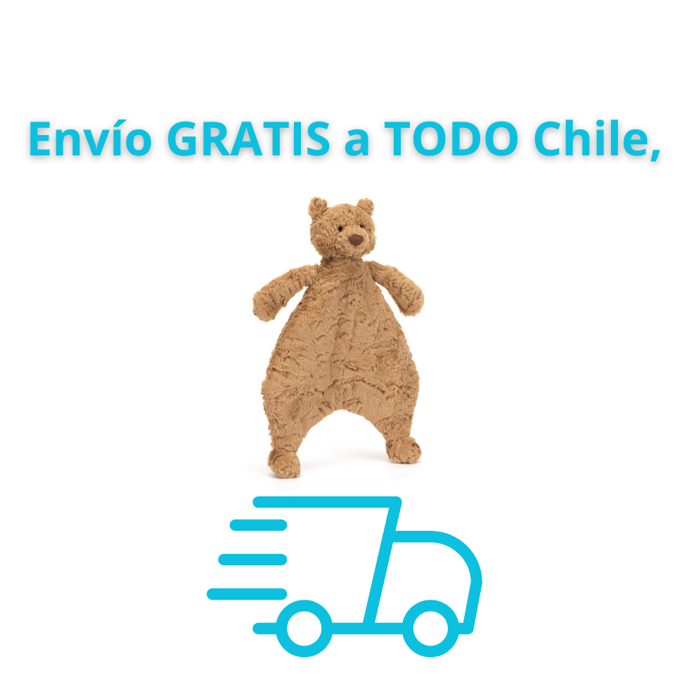 Jellycat Mantita Tuto - Oso Bartolomé - Envío Gratis a Todo Chile