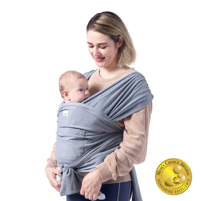 Portabebe Fular Momcozy Perfecto para el verano, fabricado con tela suave, elástica, transpirable y que absorbe la humedad