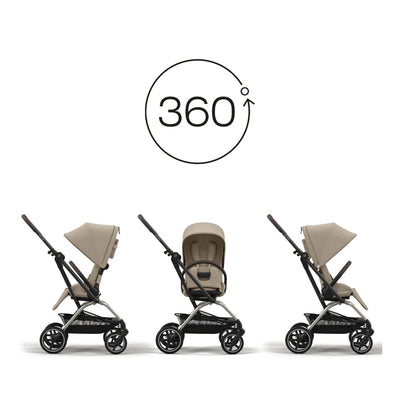 Cybex Coche Compacto EEZY S TWIST+ Almond Beige