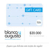 Gift Card Digital Blanca y Augusto - $20.000