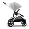 Cybex Travel System Coche GAZELLE SLV Lava Grey con Silla Nido Aton B2