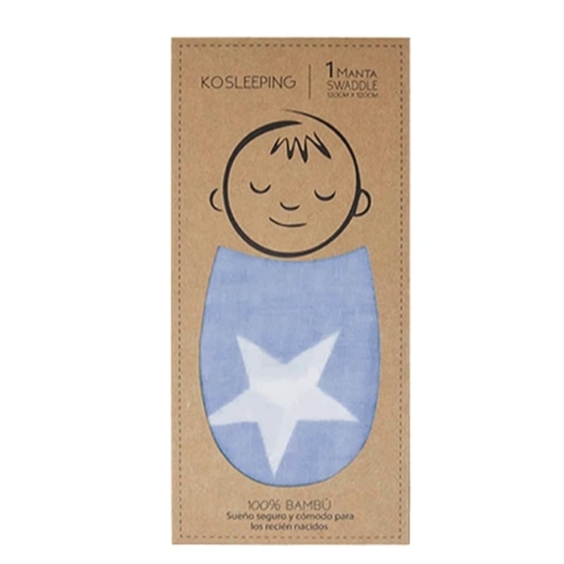 el tejido suave de la manta Swaddle Kosleeping, ideal para la piel delicada de los recién nacidos