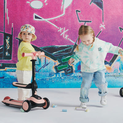 Kinderkraft Scooter 2 en 1 HALLEY - White