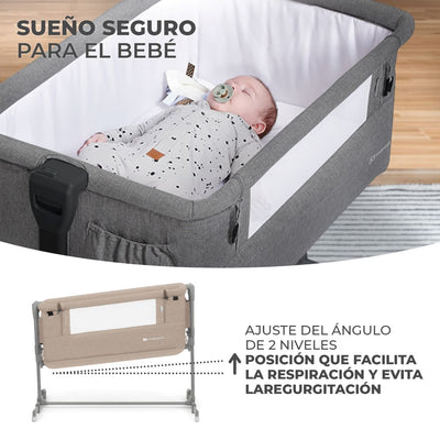 Kinderkraft Cuna Colecho NESTE GROW - Beige