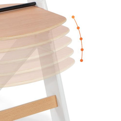 Kinderkraft Silla de comer Evolutiva Enock - Natural