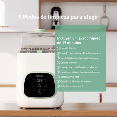 Momcozy Lavadora y esterilizadora de biberones KleanPal Pro (PRE-VENTA)