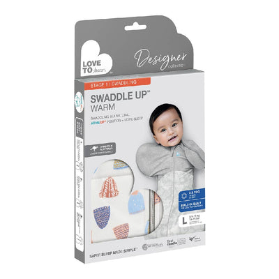 Love to Dream Saco Swaddle UP™ TOG 2.5 - Estampado Gorros