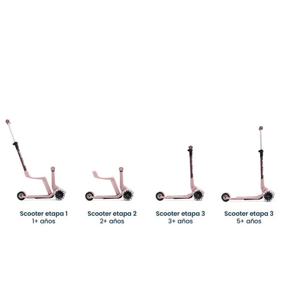 Smartrike Scooter Xtend Mini-Ride 3 en 1 - Rosado