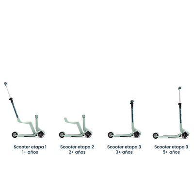 Smartrike Scooter Xtend Mini-Ride 3 en 1 - Verde